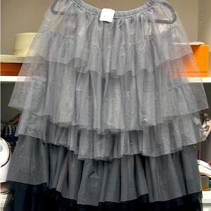 Free People Tulle Layered Maxi Skirt - NWT